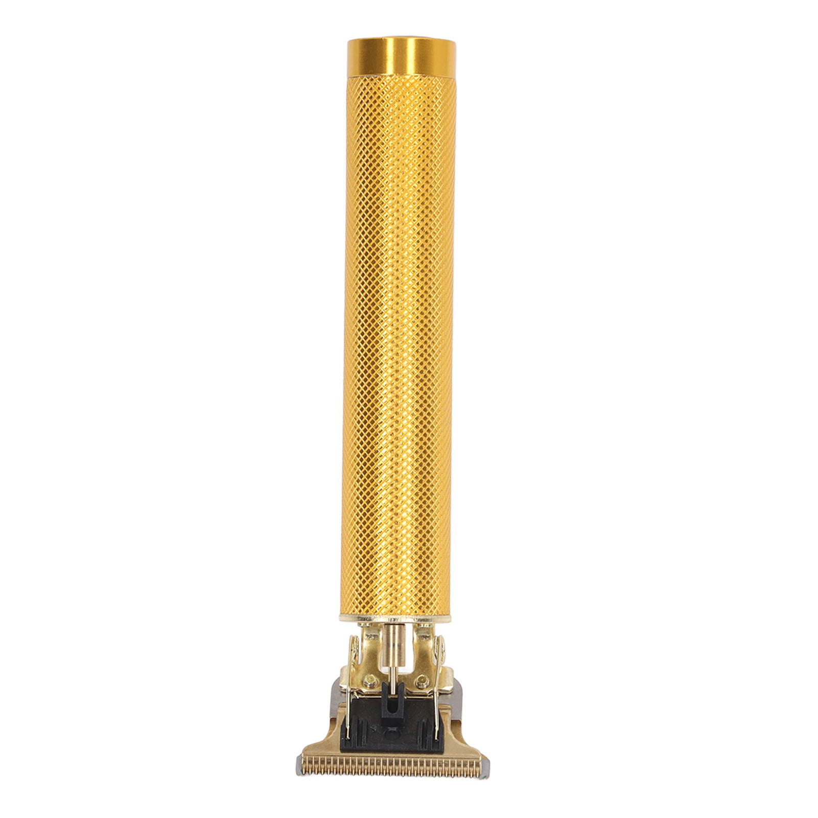 Professional Cordless Hair Trimmer T Blade Aluminium Alloy Rechargeable Hair Grooming Hair Clipper Golden