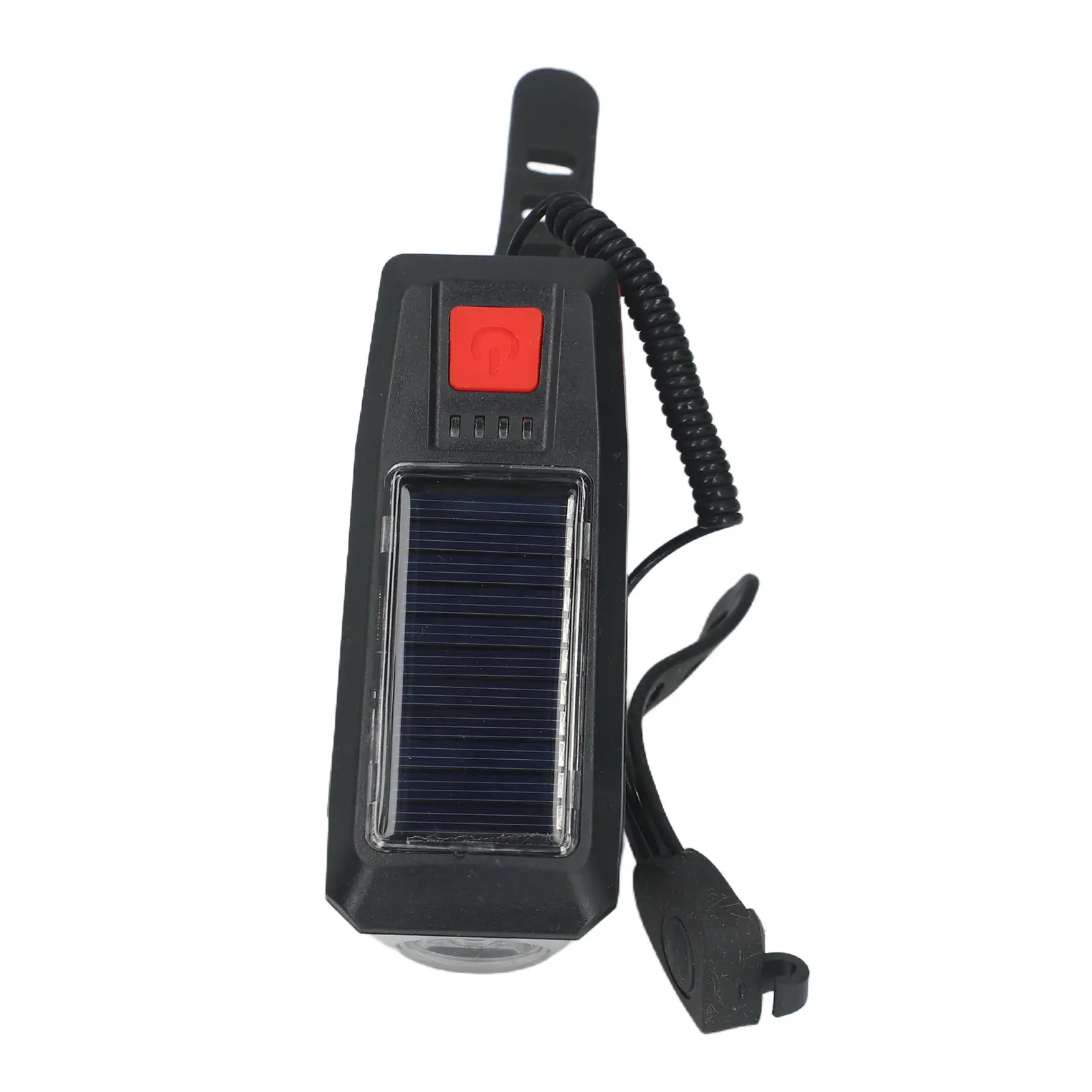 Solar Power Bike Light And Horn Rechargeable