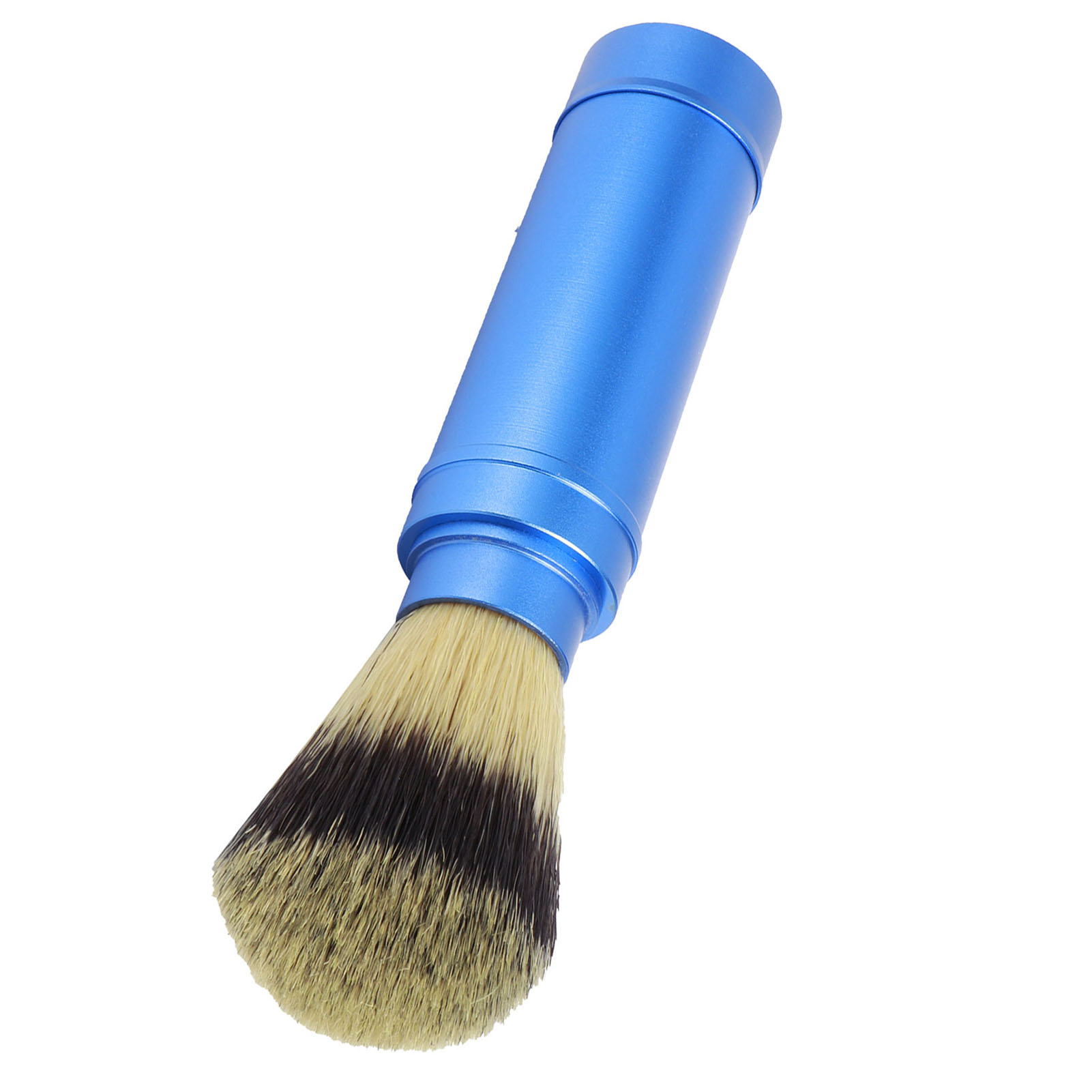 Men Portable Beard Brush Travel Facial Cleaning Foaming Shaving Brush Grooming Tool