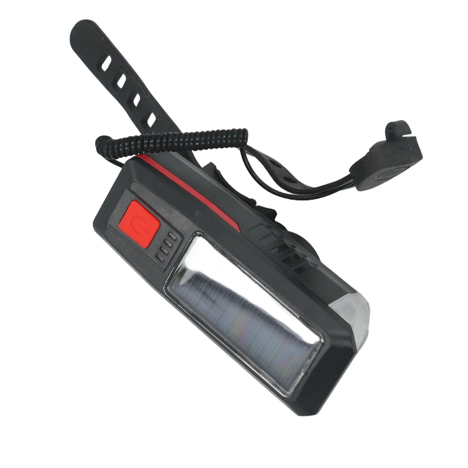 Solar Power Bike Light And Horn Rechargeable For Night Riding