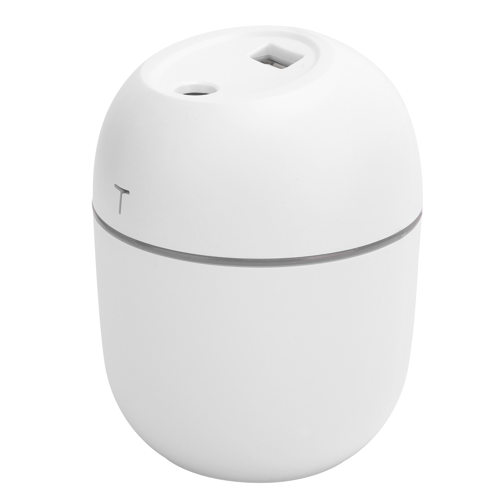 Mini Humidifier Portable DC5V USB Plug In Aroma Essential Oil Diffuser With LED Night Light(White )