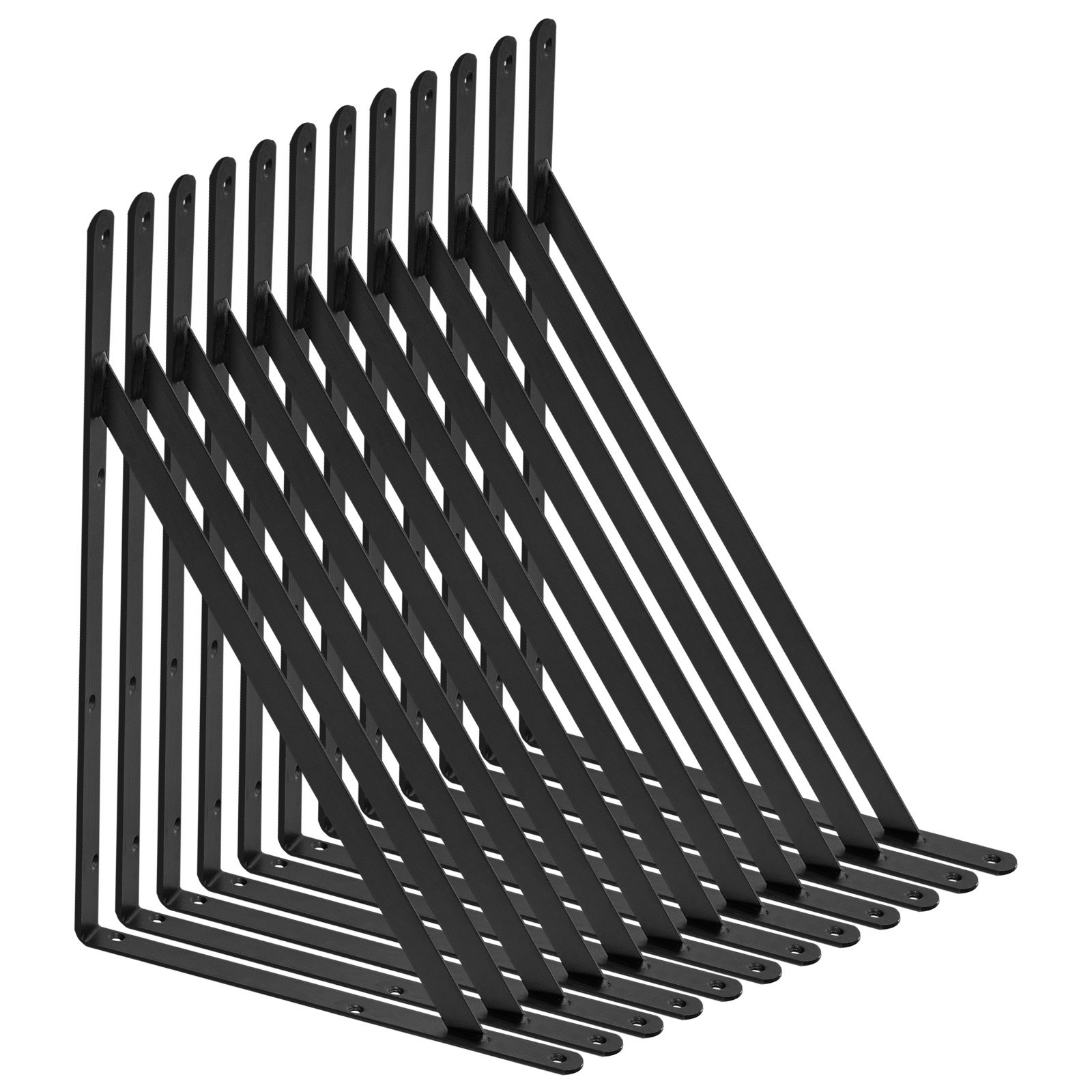 Shelf Bracket, 18 X 12 In 12 Pcs, Heavy Duty Floating Brackets, For Shelves — image 3