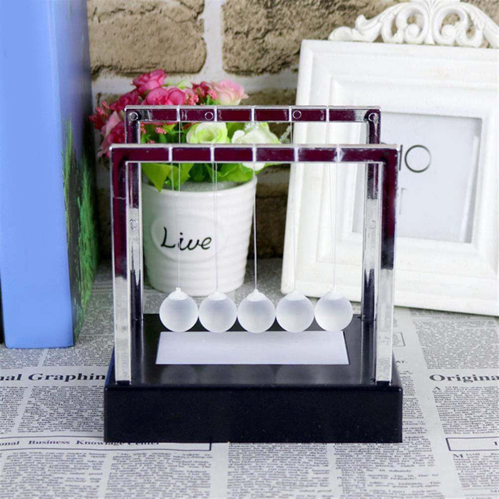 Newtons Swing Ball LED Light Up Newtons Science Kids Toys Balance Balls Desk Toys Home And Office Decor — foto 5