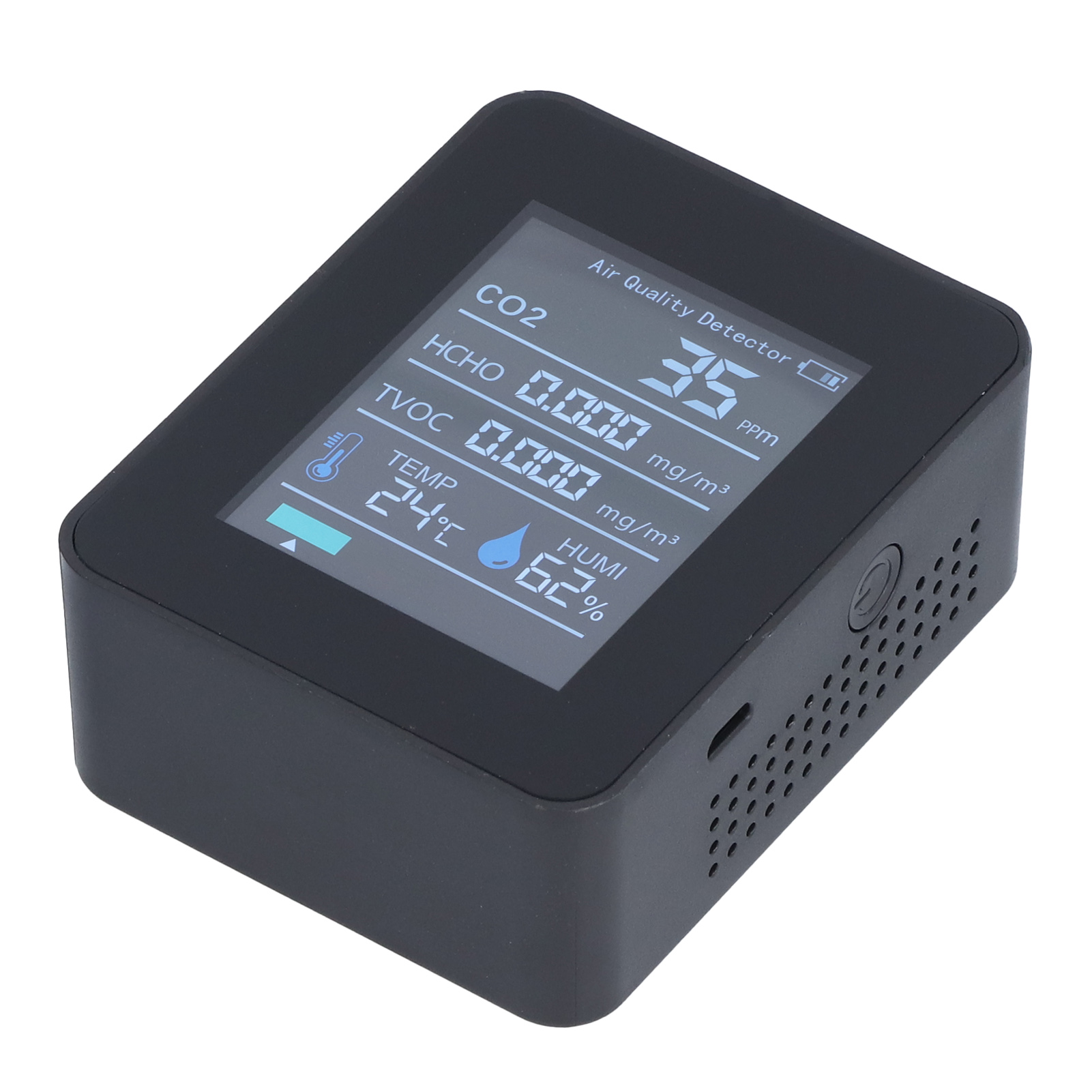 Moniteur de qualité de l'air en temps réel, affichage coloré intelligent – Image 4