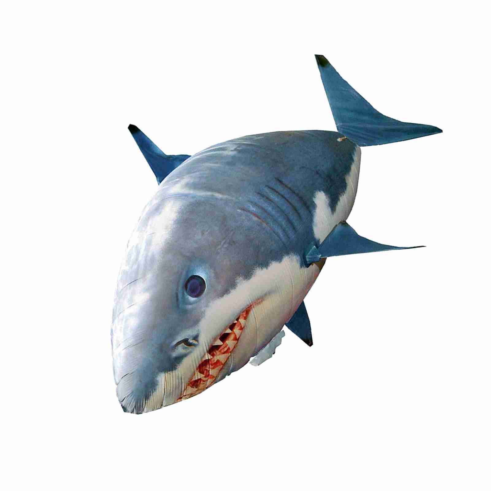 Remote Control Flying Shark Inflated RC Inflatable Balloon Toy Kids Gift (Blue Shark) 4