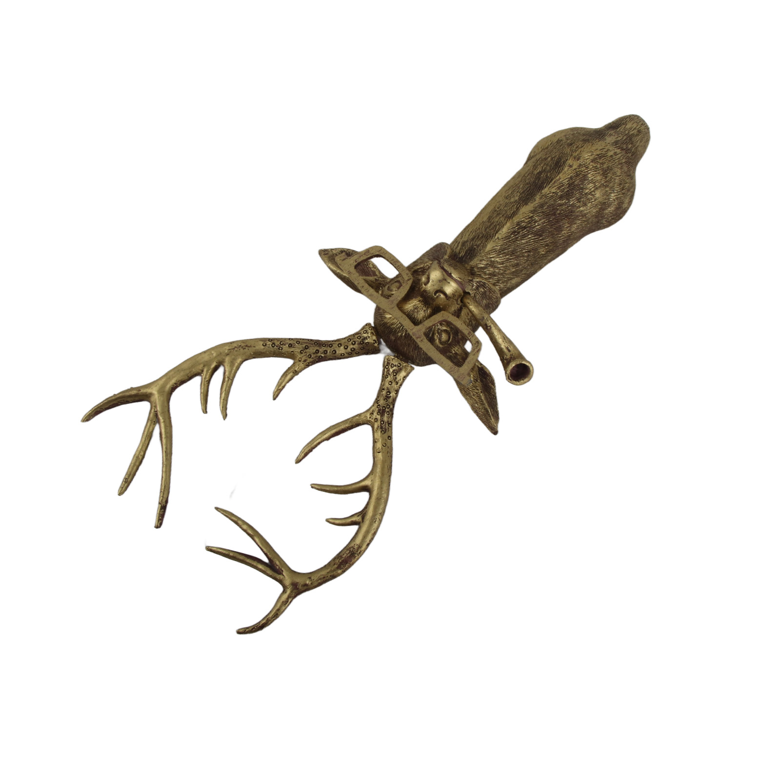 Artificial Deer Head Antlers Wall Decor Deer Head Wall Mount Geometric Stag Animal Head Wall Hanging Decor — foto 4