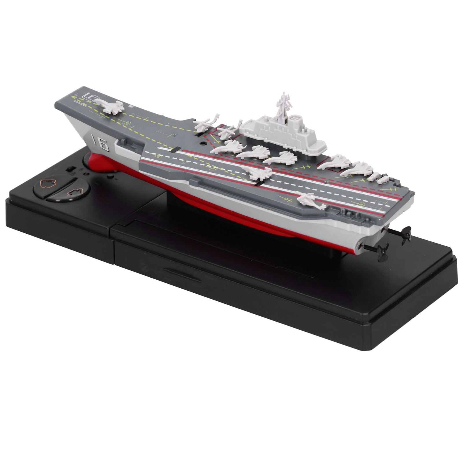 2.4G Wireless Remote Control Aircraft Carrier Simulation RC Children Plastic Boat Toy 3