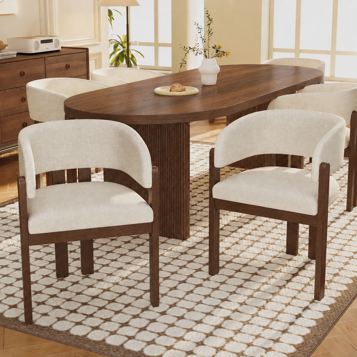 Set Of 2, Solid Wood Chairs, Dining Suitable For Homes, Restaurants, Living — image 3