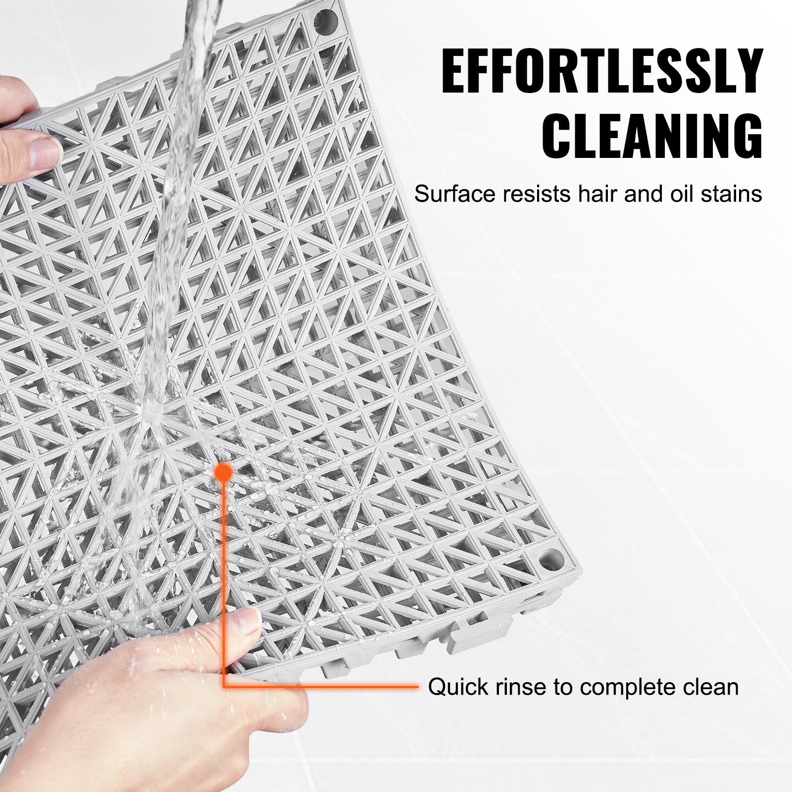 Modular Interlocking Cushion, 50 Pack 30 X 30 Cm Splicing Drainage Mats, Soft — image 4