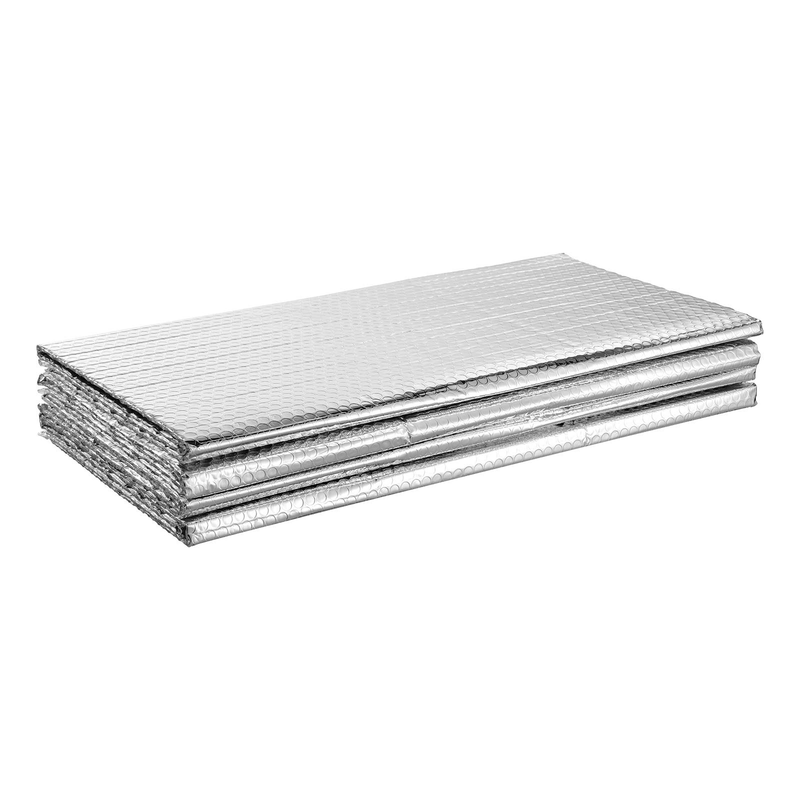 Double Reflective Insulation Sheet, 16PCS Double-Sided Aluminum Foil Radiant Barrier, 6mm 1.22 M X 0.61 M, Dual-Layer Air Bubble Heat Reflective Shield, Thermal Insulation Rolls product image