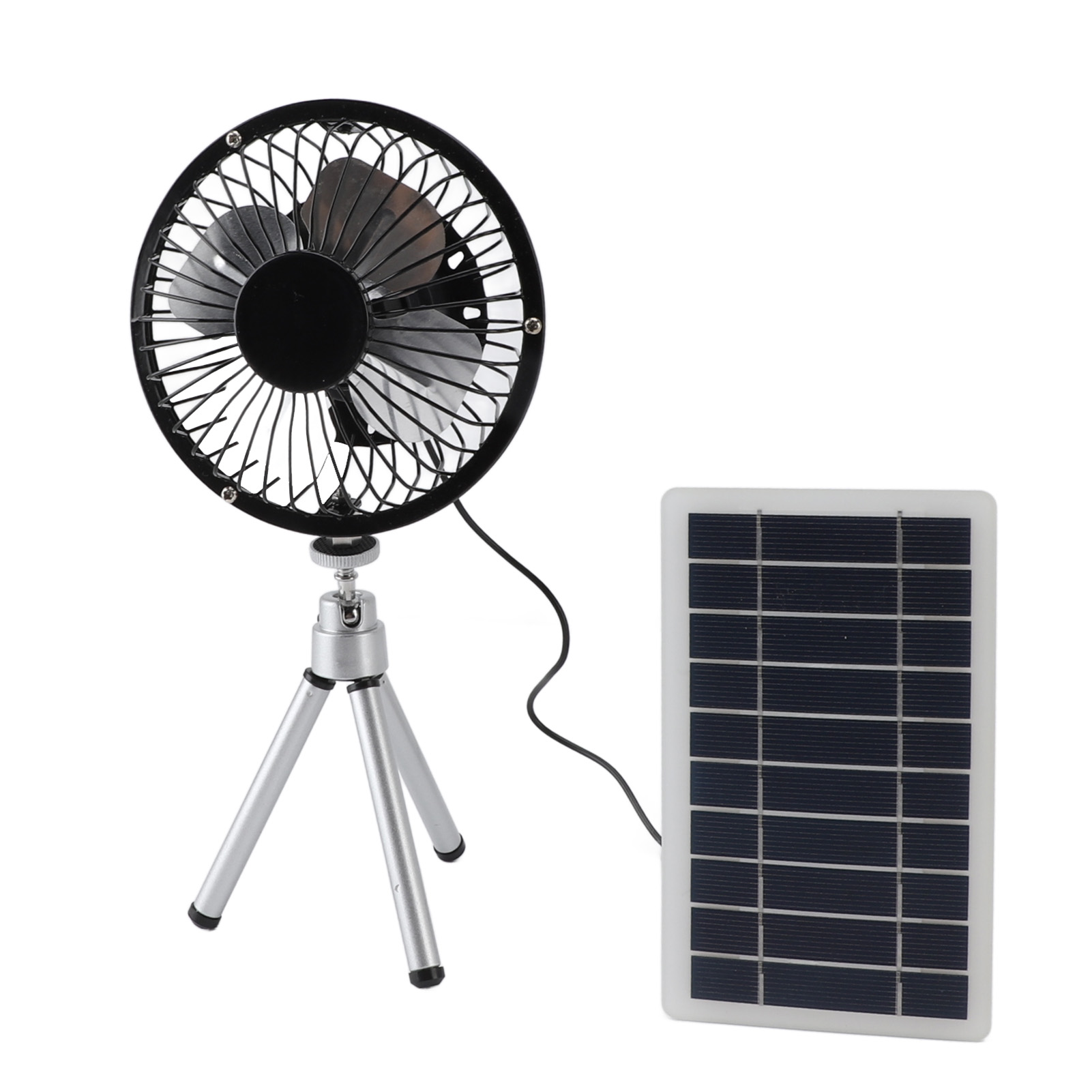 10W Solar Panel Exhaust Fan Monocrystalline Silicon Solar Powered Ventilator Fan Kit With Stand For Pet House Chicken Coop RV Greenhouse — foto 2