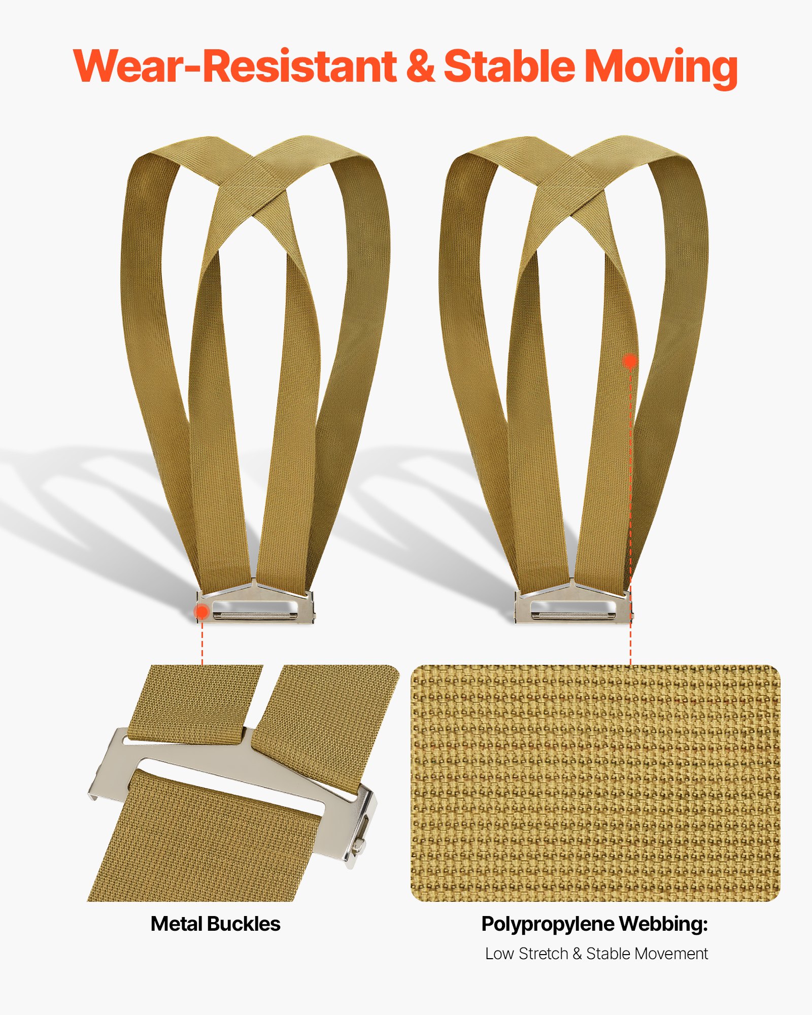 Moving Straps, Supports Up To 1000 Lbs, 2-Person Lifting And System With 2 — image 2
