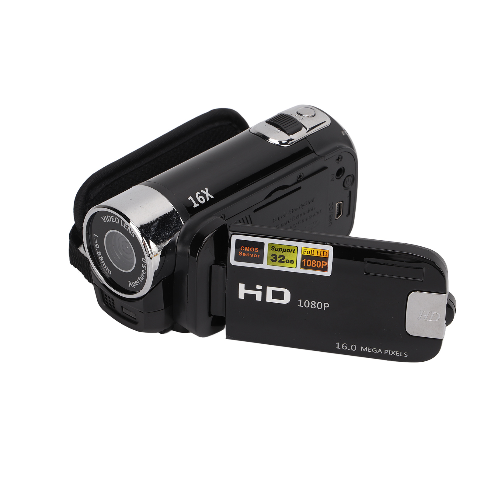 Video Camera Camcorder Full HD Camera Recorder 270° Rotation 2.7 Inch Color Screen 16X Zoom Digital Camcorders — foto 4