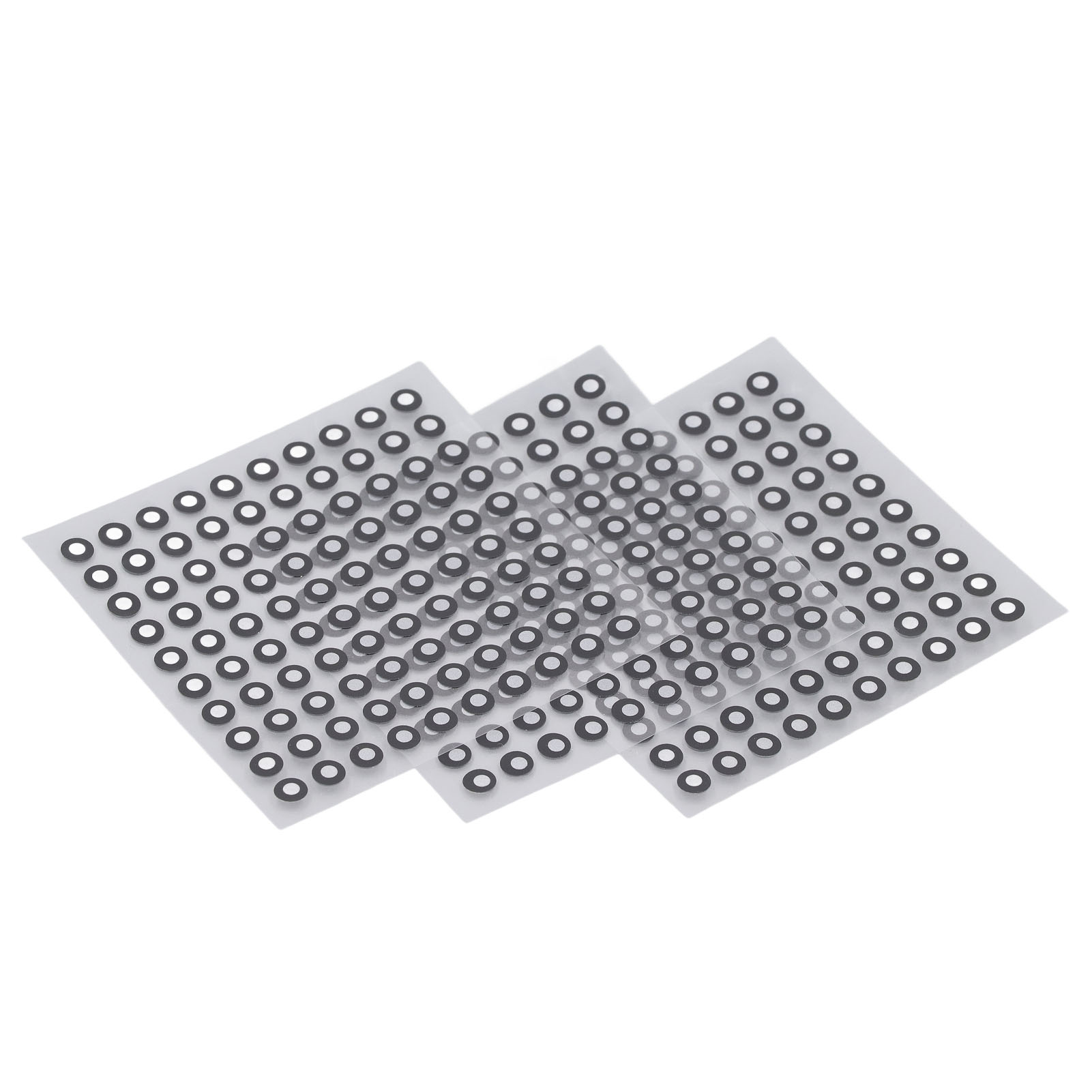 3 Sheets Scanner Positioning Points 3D Scanning Reflective Film Sticker Reference Marking Point 3mm ID 6mm OD — foto 4