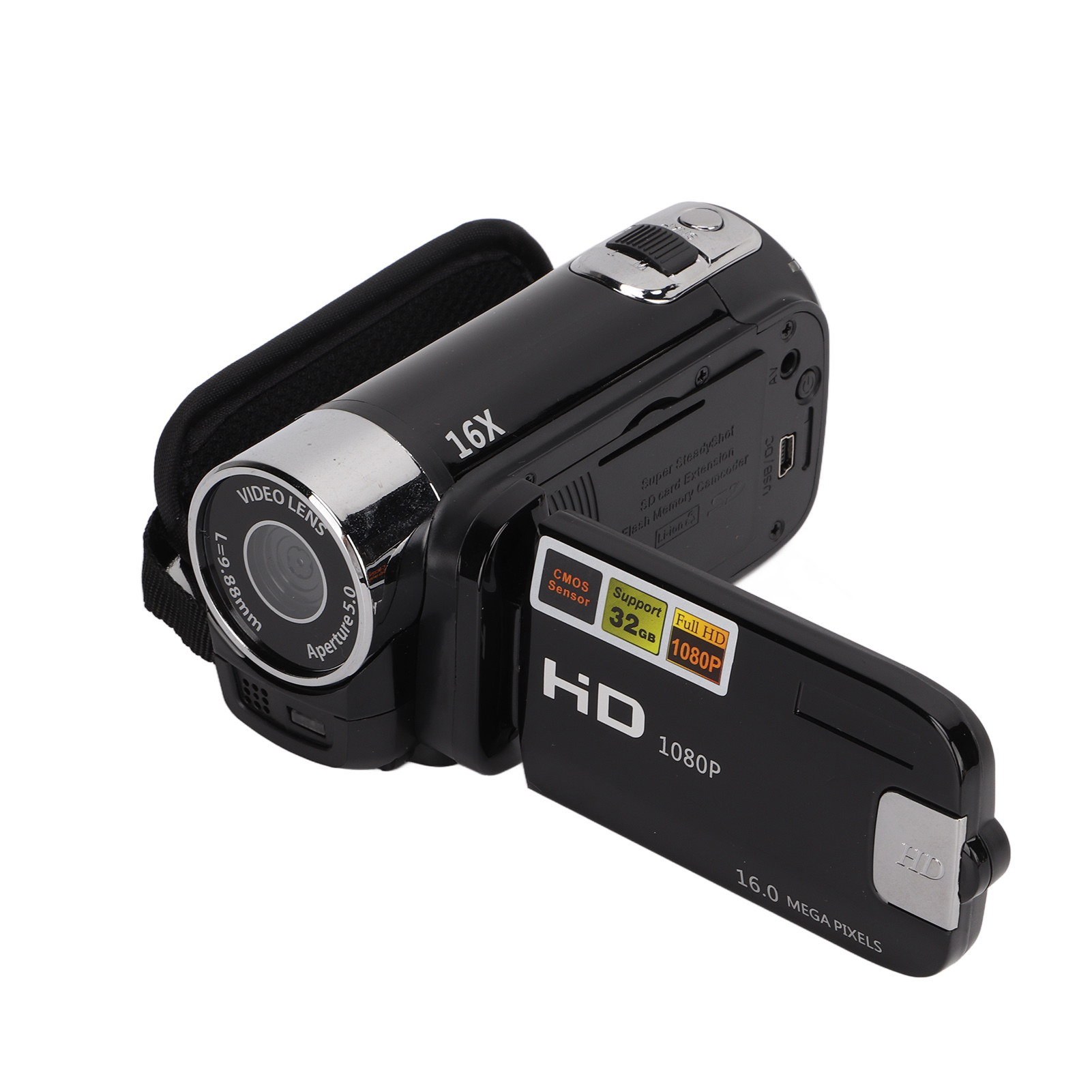 Video Camera Camcorder Full HD Camera Recorder 270° Rotation 2.7 Inch Color Screen 16X Zoom Digital Camcorders — foto 5