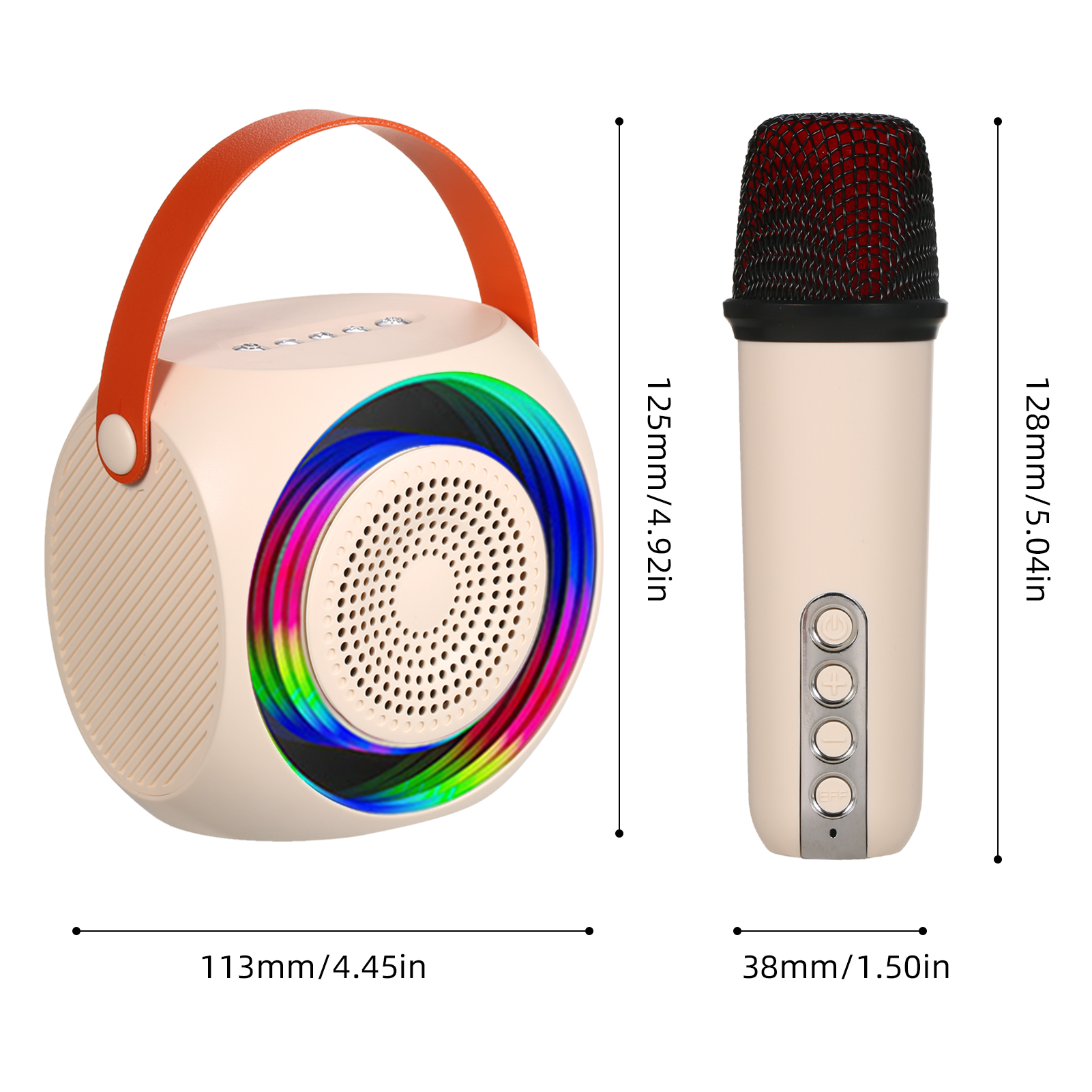 Mini Portable Microphone And Audio Kit, Home KTV Bluetooth Speaker thumbnail 4
