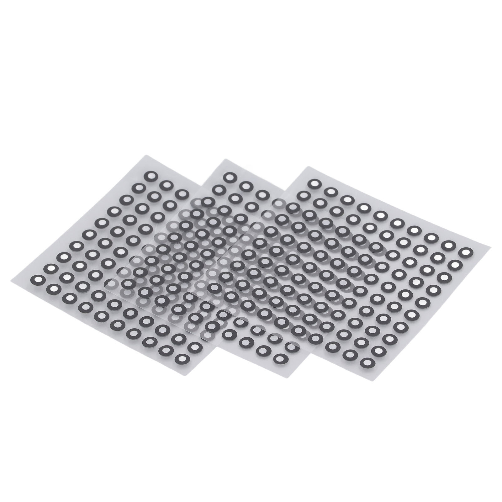 3 Sheets Scanner Positioning Points 3D Scanning Reflective Film Sticker Reference Marking Point 3mm ID 6mm OD — foto 2
