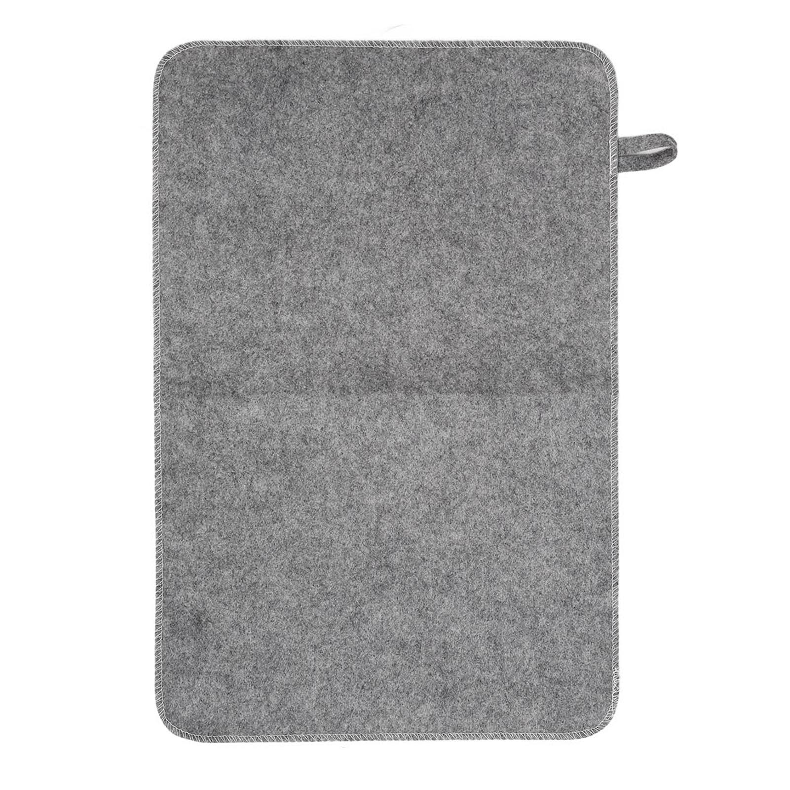Felt Sauna Cusion Water Absorption SPA Heat Insulation Mat For Sauna Bath House Shower Room thumbnail 3