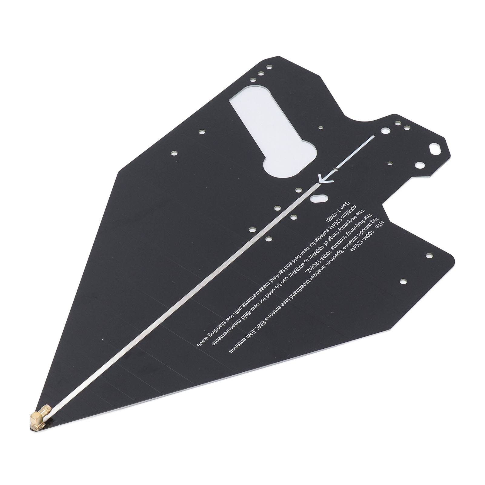 Log Periodic Antenna High Accuracy Wireless 0.1‑12GHz Passive Direction Finding Antenna