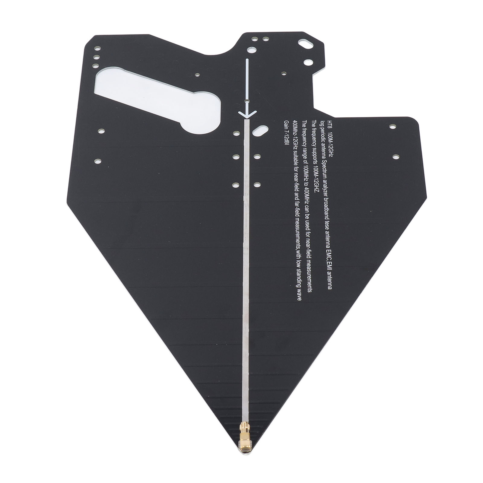 Log Periodic Antenna High Accuracy Wireless 0.1‑12GHz Passive Direction Finding Antenna — foto 3