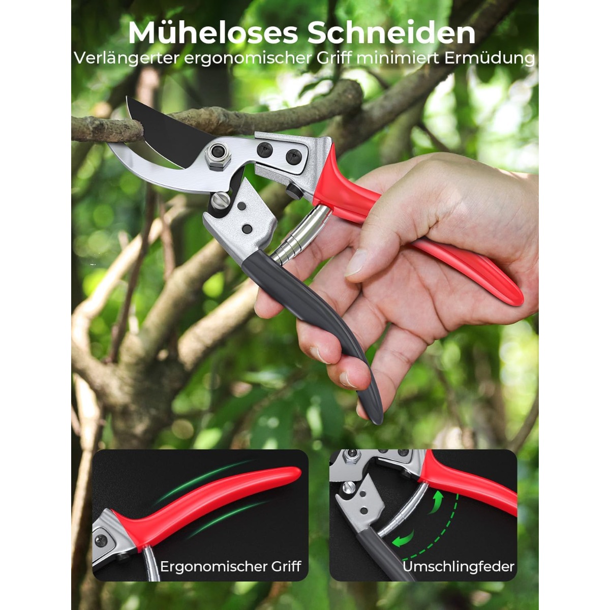 Bypass Pruning Shears with Aluminum Handle, picture 2 of 2