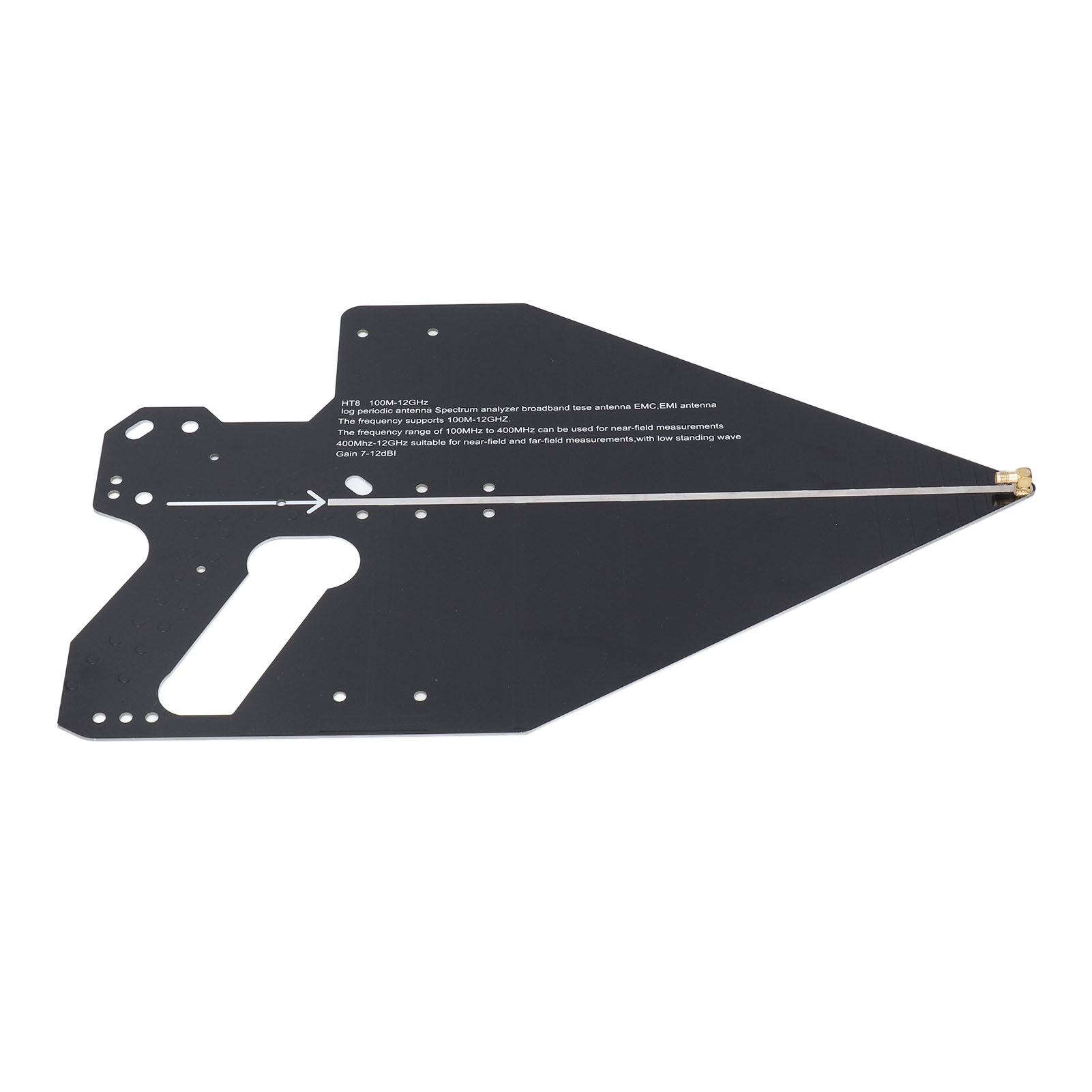 Log Periodic Antenna High Accuracy Wireless 0.1‑12GHz Passive Direction Finding Antenna — foto 4