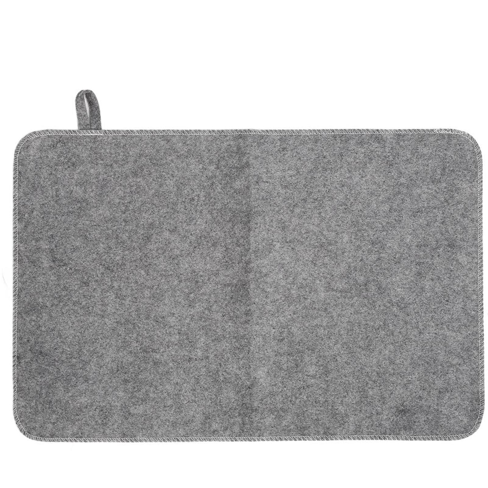Felt Sauna Cusion Water Absorption SPA Heat Insulation Mat For Sauna Bath House Shower Room