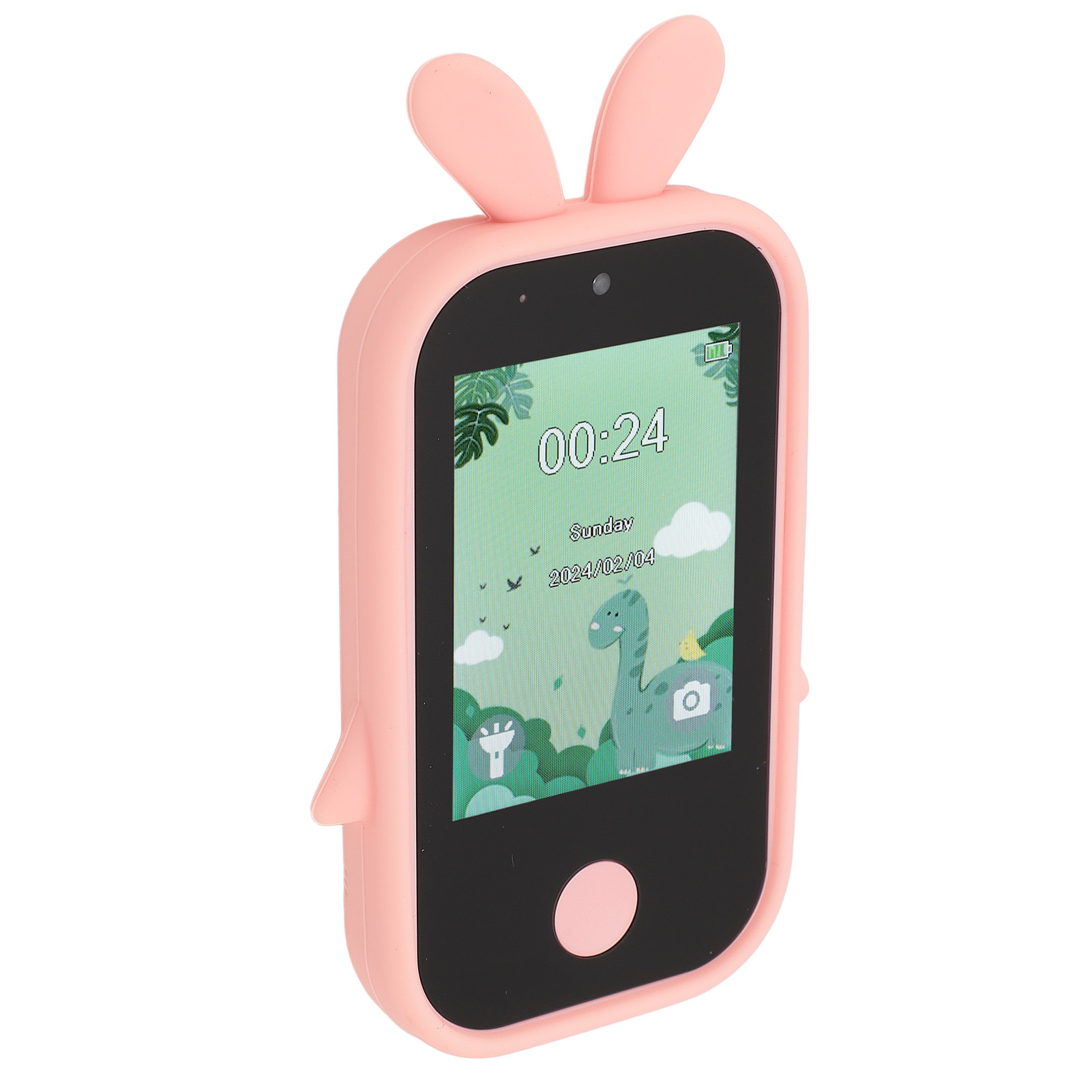 1080P 48MP Digital Camera 2.8in IPS Touch Screen MP3 Music Player Children Phone With Selfie Camera Rose