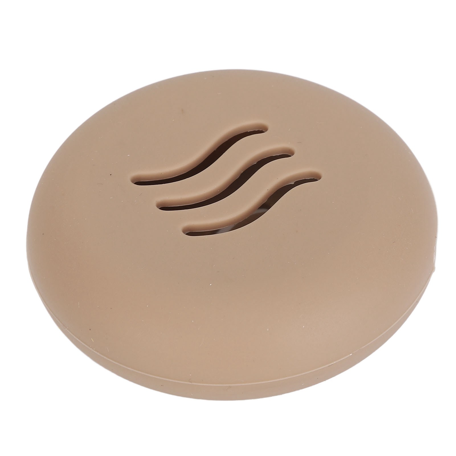 Silicone Powder Puff Holder Breathable Dust Prevention Portable Makeup Sponge Storage Case Brown thumbnail 3