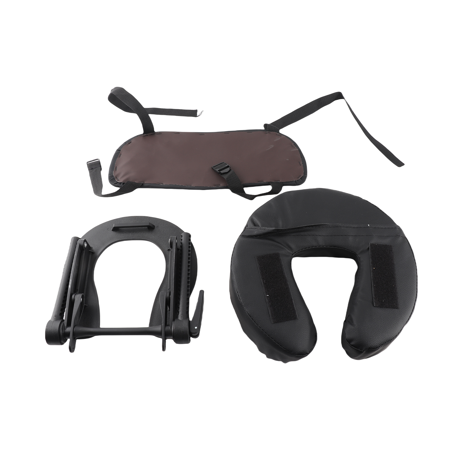 Lit de beauté appui-tête berceau en forme de u table de massage pliante réglable – Image 4