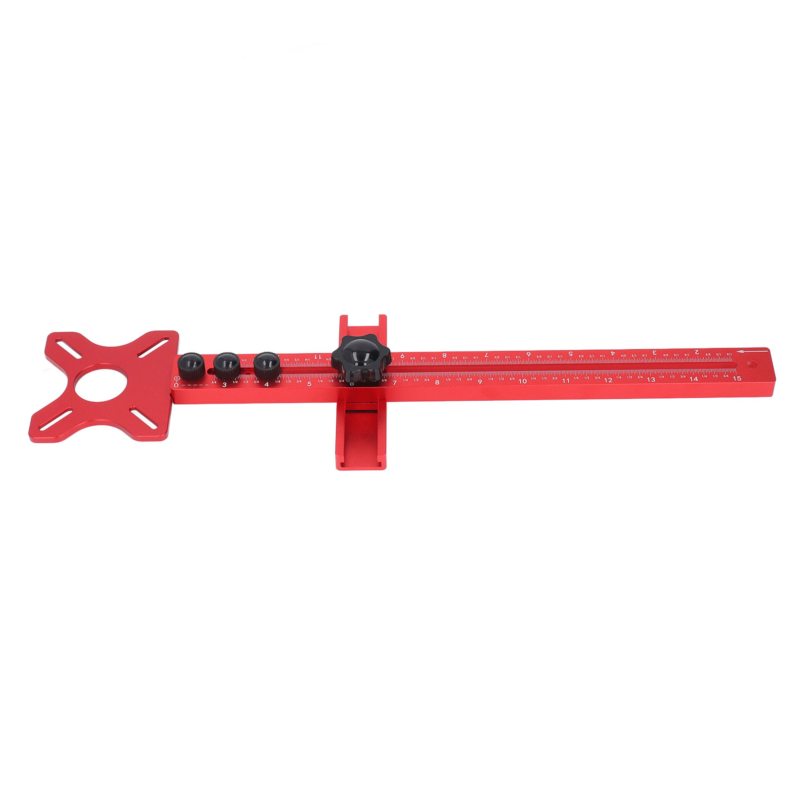 Router Milling Groove Bracket Imperial Trimming Flip Board Detachable Woodworking Circle Guide Tool 445mm Total Length — foto 2