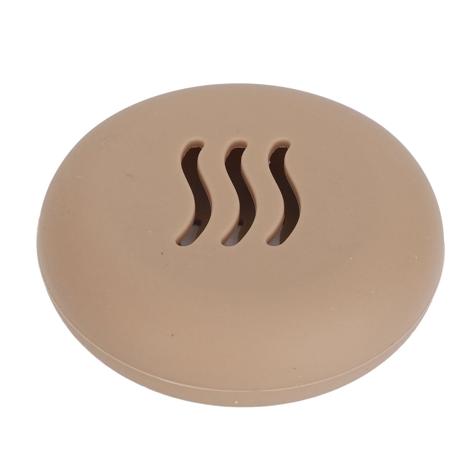 Silicone Powder Puff Holder Breathable Dust Prevention Portable Makeup Sponge Storage Case Brown thumbnail 2