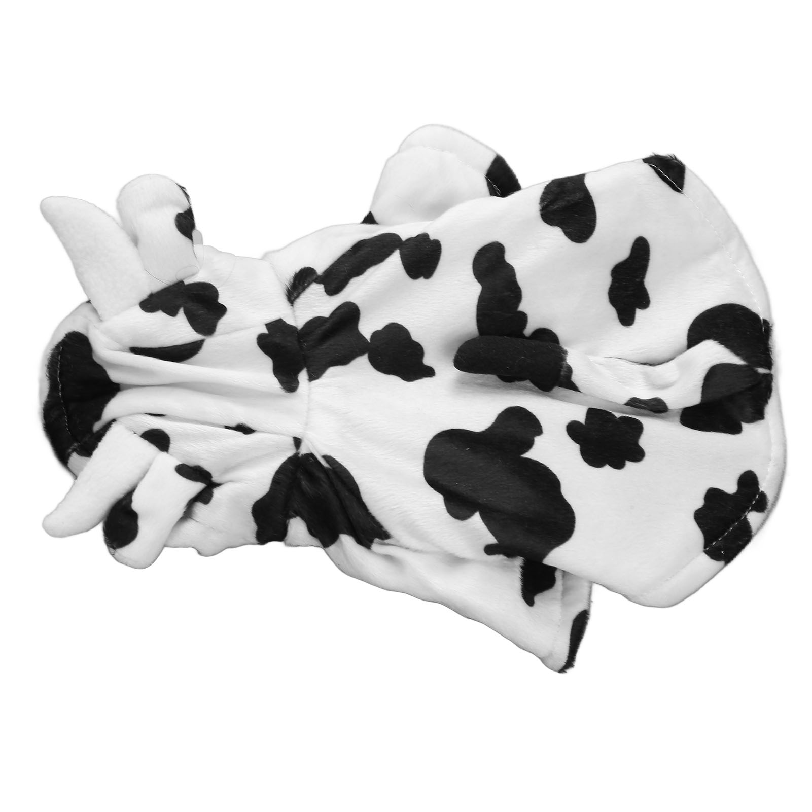 Dog Hoodie Winter Jacket Stylish Cute Cow Design Comfortable Warm Pet Winter Clothes For Small Medium Dogs White M thumbnail 2