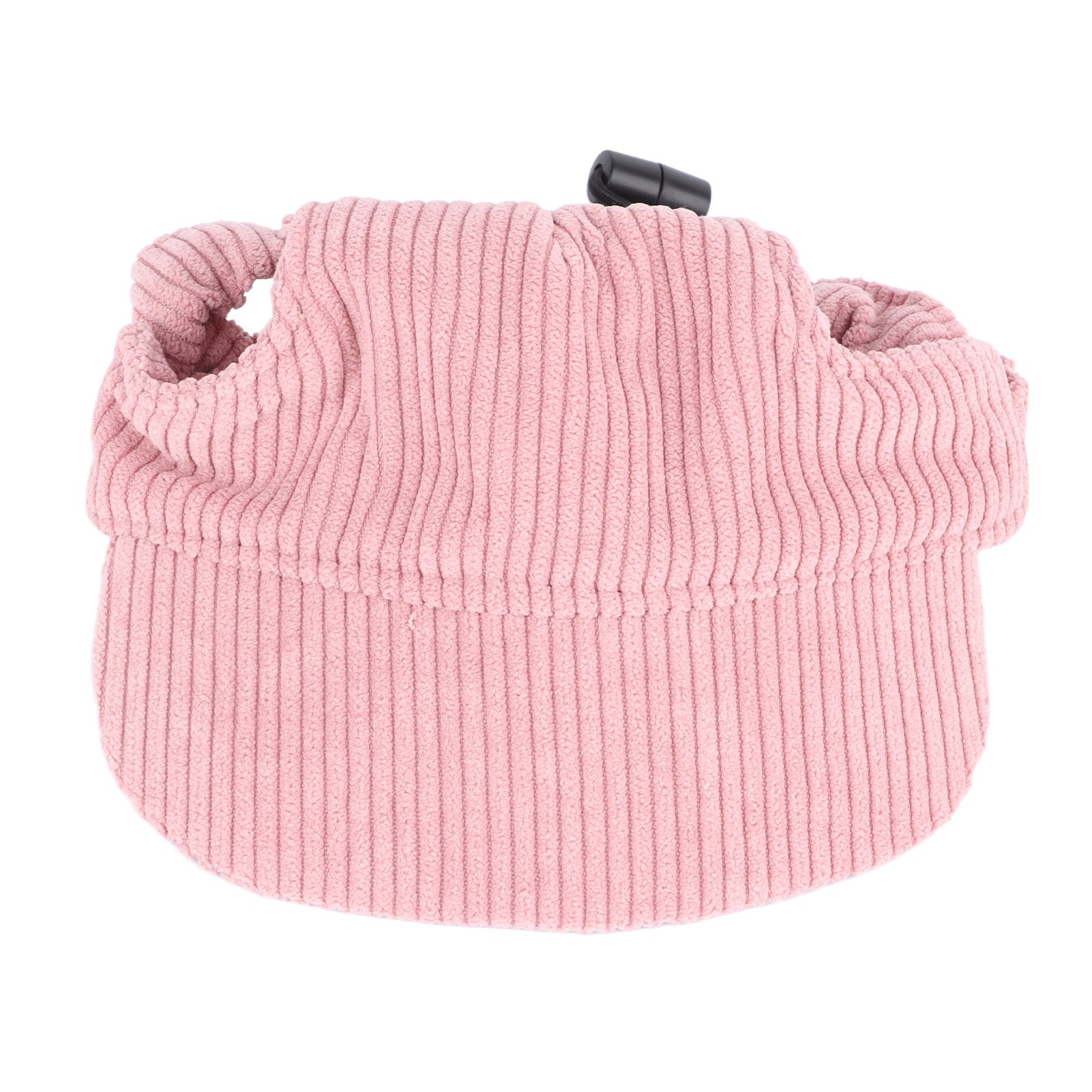 Summer Pet Sun Hat Adjustable Corduroy Casual Pet Hat Lightweight Stylish Pet Hat For Dogs Cats Bean Paste Pink XS