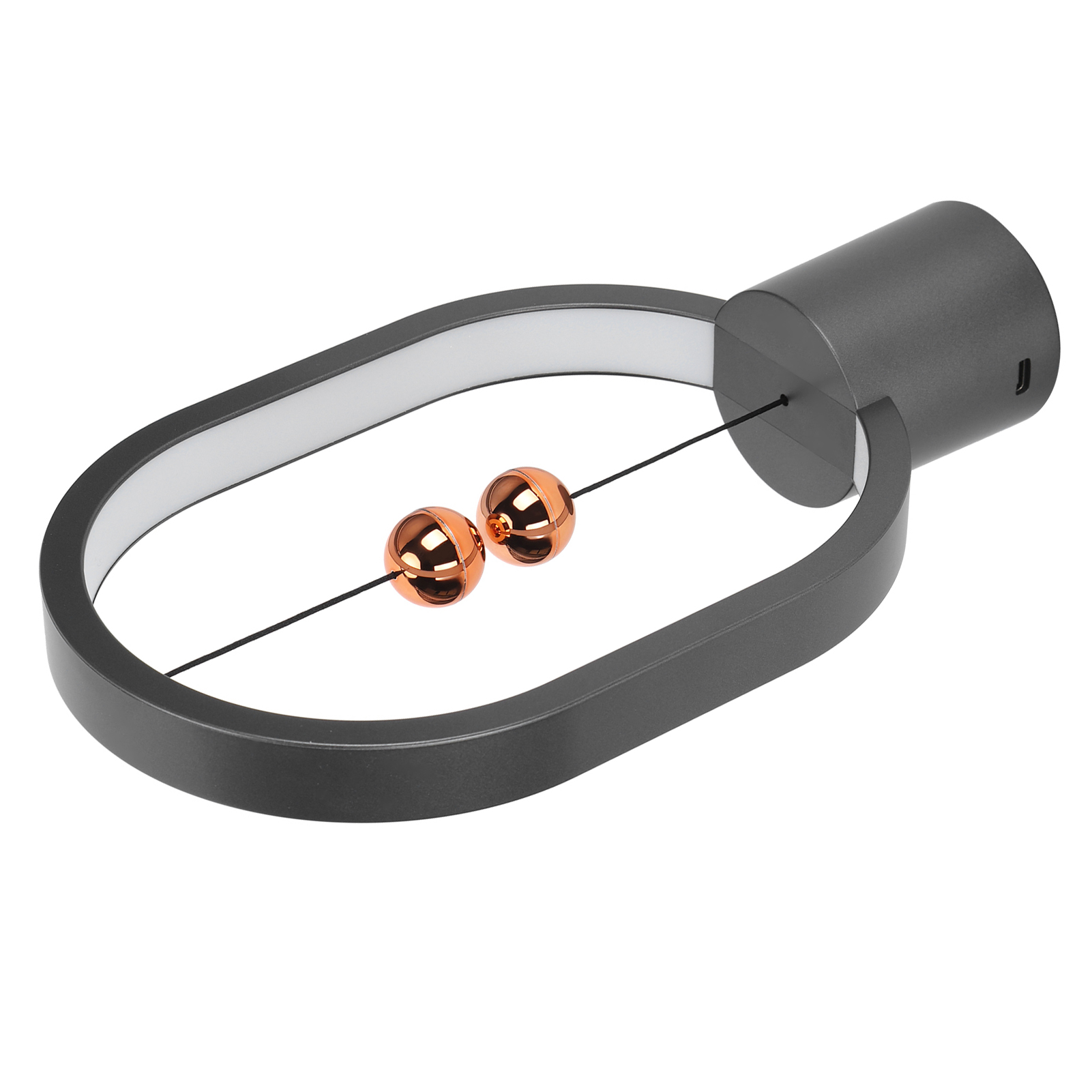 Balance Lamp USB Smart Magnetic Absorption Half Air Switch LED Desk Light Ornaments thumbnail 3