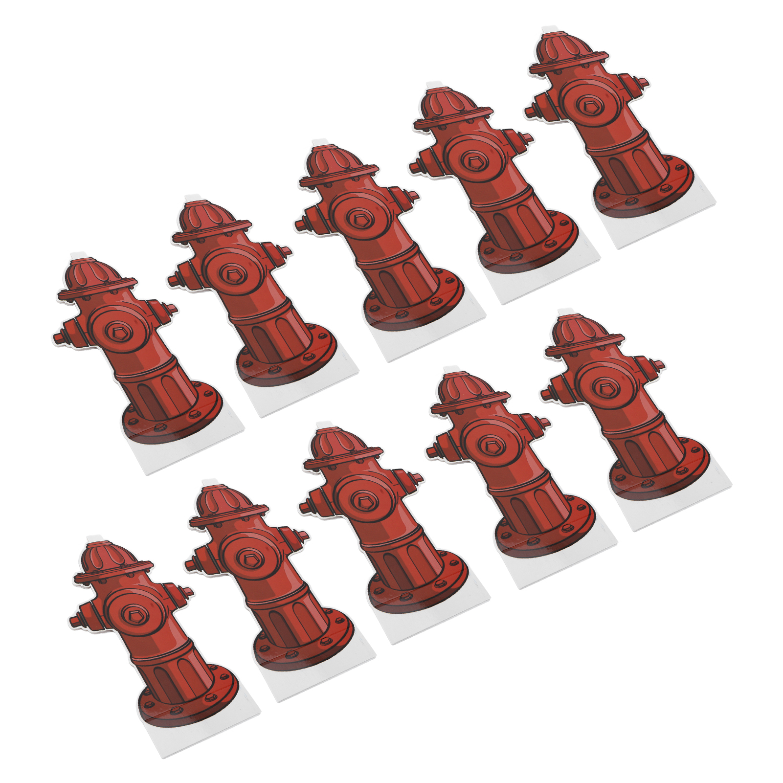 10pcs Dog Pee Pad Trainer Paper Fire Hydrant Shaped Pet Diaper Pad Guide For Puppy thumbnail 3