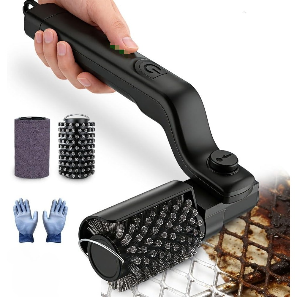 Grill Brush 2026 – New Model With An Adjustable Stainless Steel Brush Head, Adjustable In 3 Positions, Suitable For The Grill Grate