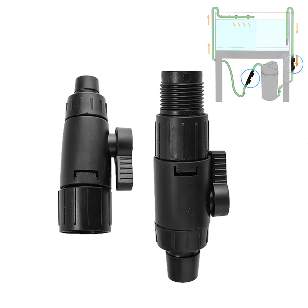 Connecteur de dégagement rapide de valve de tuyau de valve de tuyau d'aquarium de – Image 3