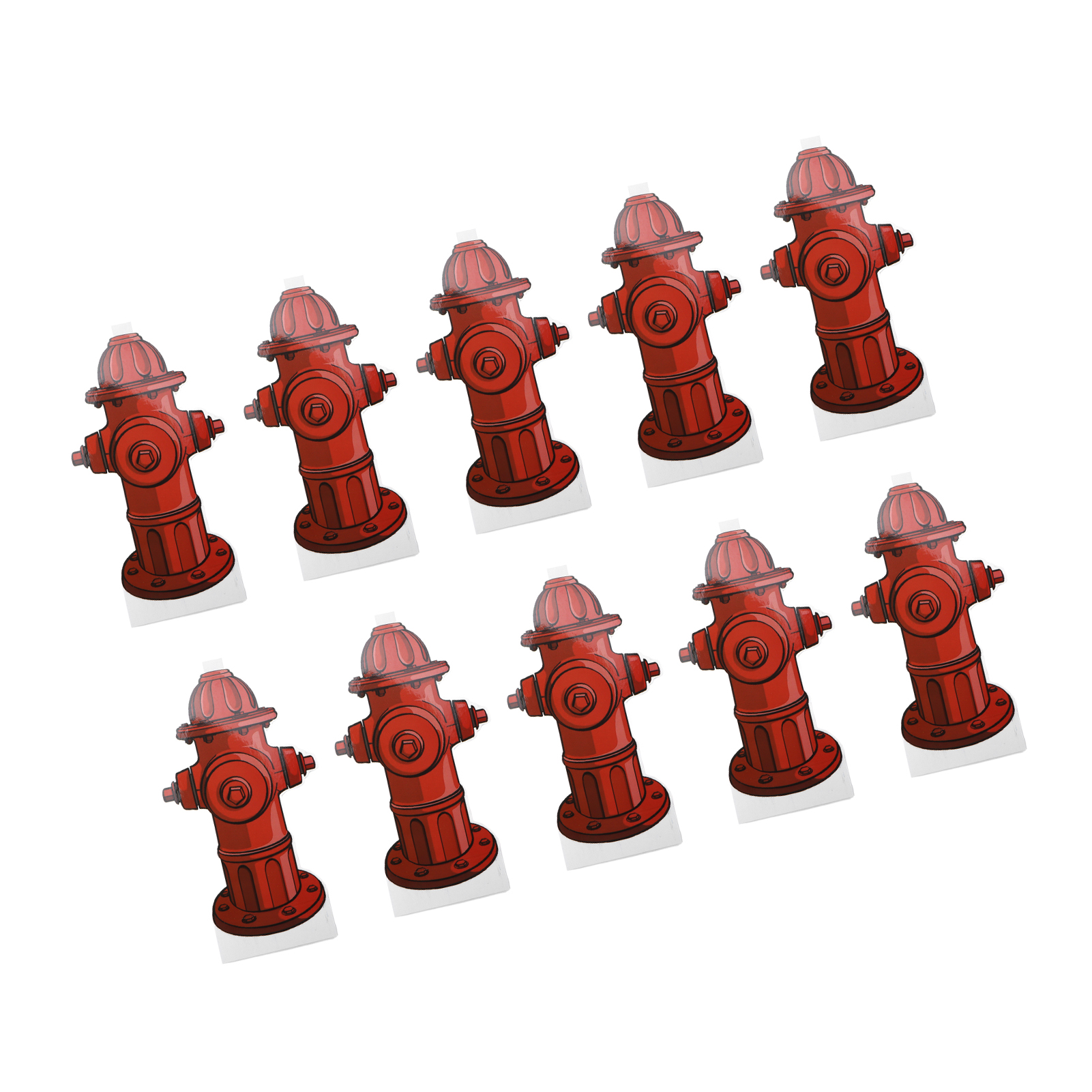 10pcs Dog Pee Pad Trainer Paper Fire Hydrant Shaped Pet Diaper Pad Guide For Puppy thumbnail 5