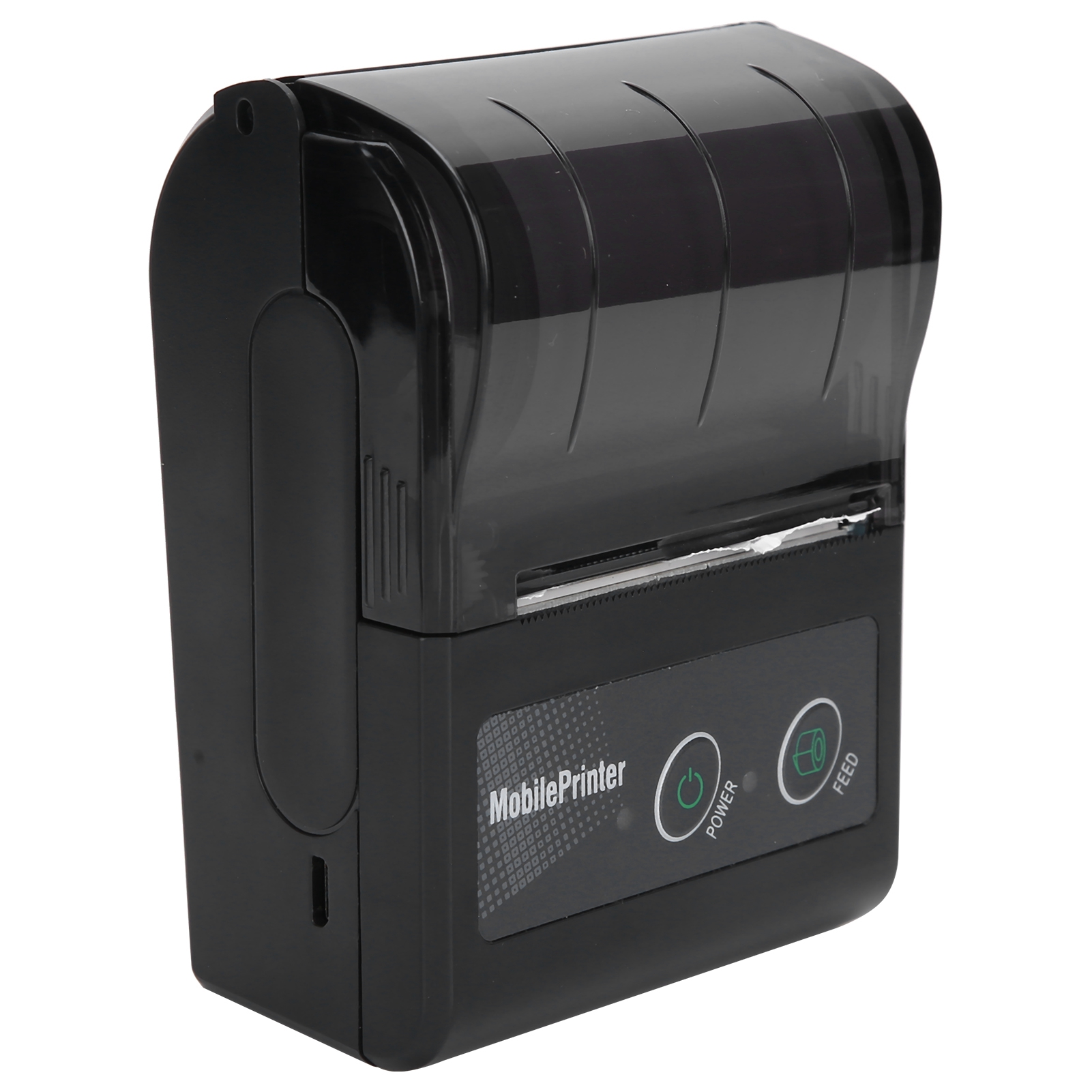 Bluetooth Thermal Receipt Printer Portable Ticket Pass Bill Mini Label Machine 100‑240VUS Plug