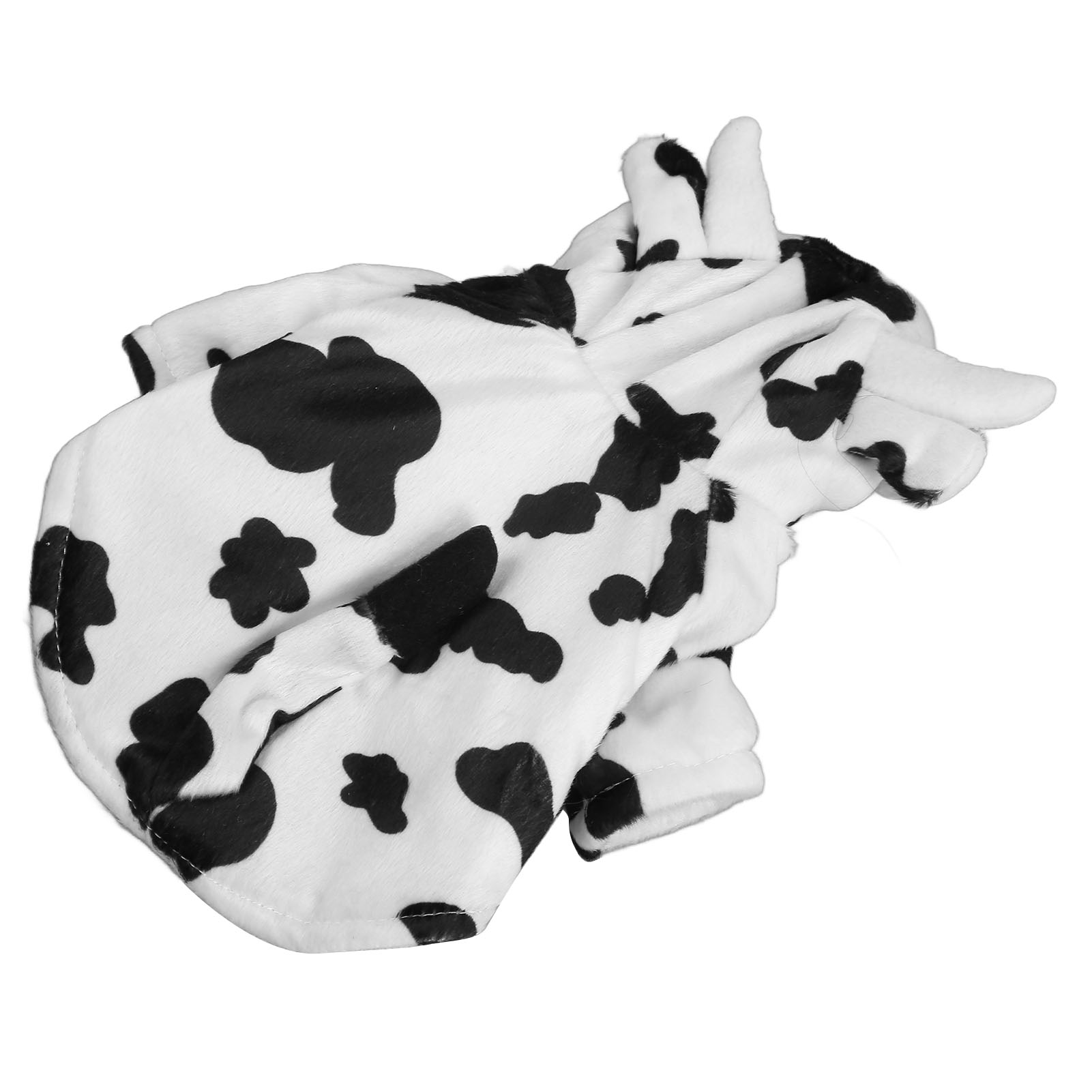 Dog Hoodie Winter Jacket Stylish Cute Cow Design Comfortable Warm Pet Winter Clothes For Small Medium Dogs White M thumbnail 5