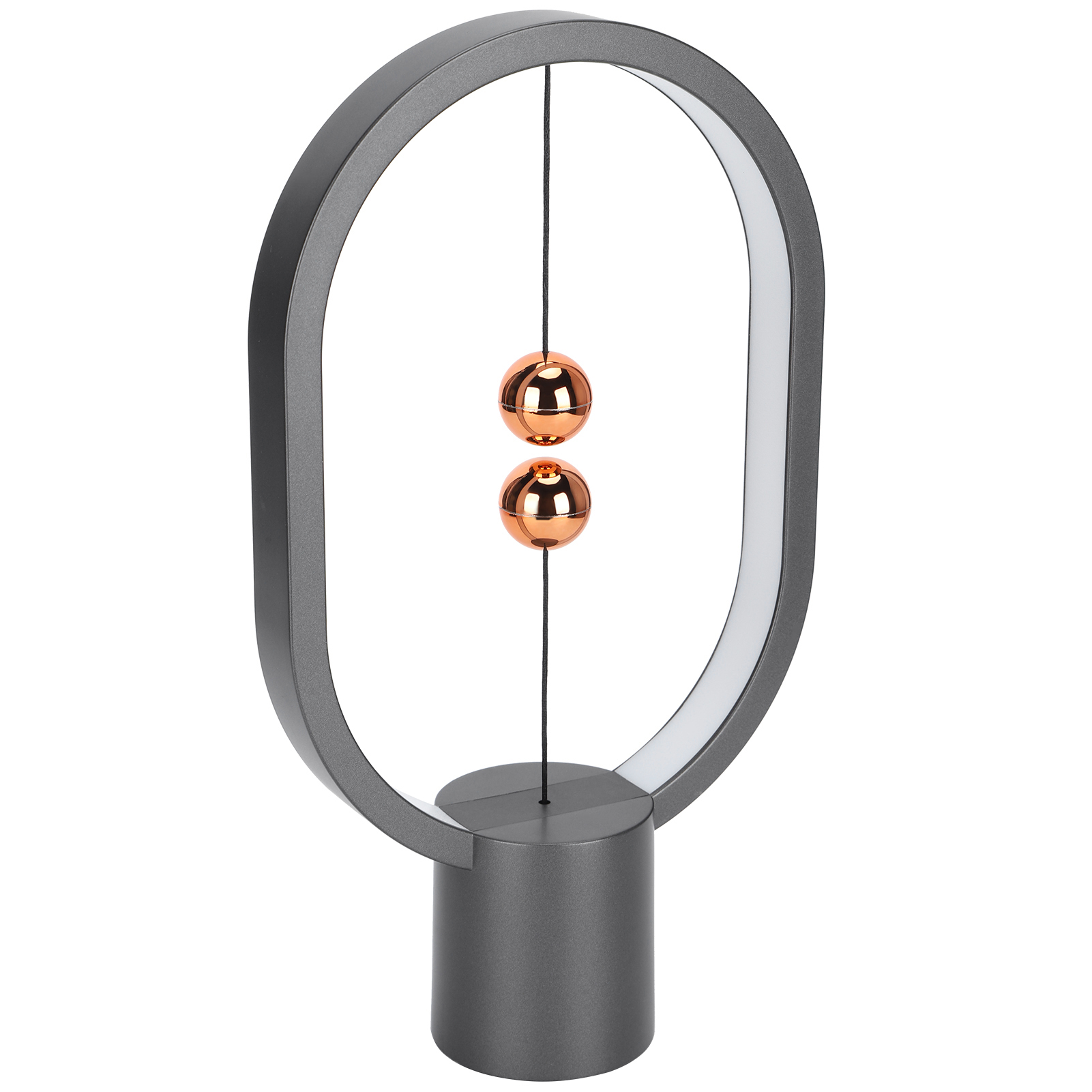 Balance Lamp USB Smart Magnetic Absorption Half Air Switch LED Desk Light Ornaments thumbnail 5