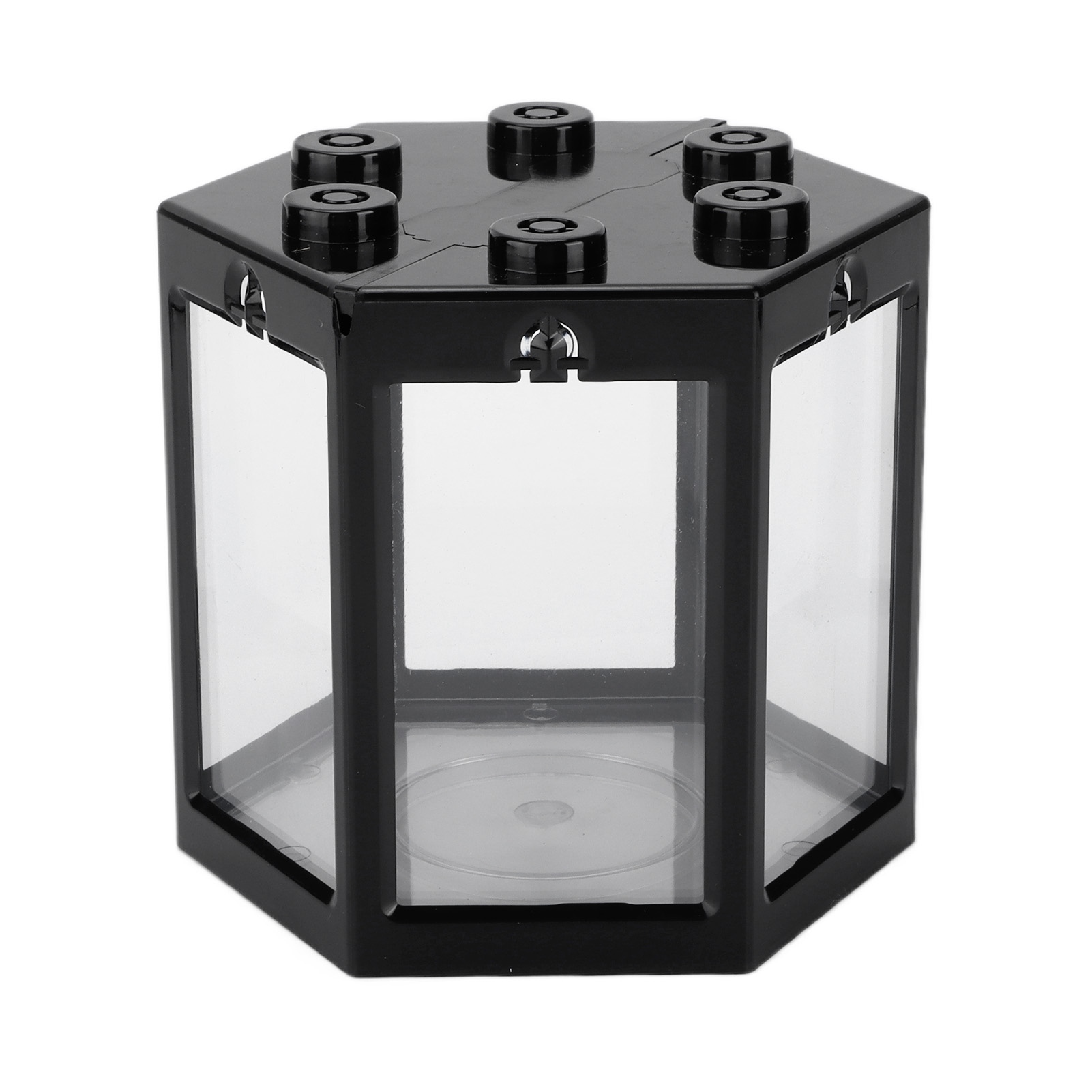Petit réservoir de poisson forme hexagonale superposable mini réservoir d'aquarium – Image 4