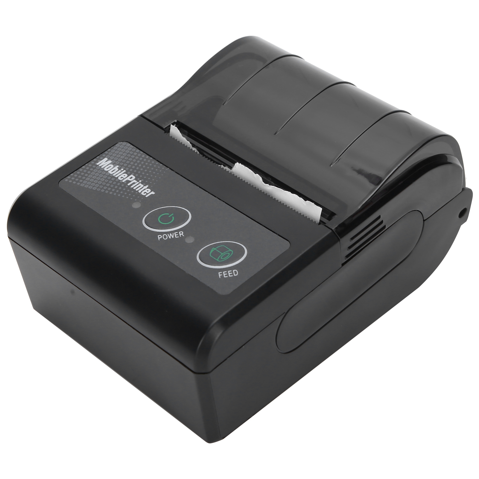 Bluetooth Thermal Receipt Printer Portable Ticket Pass Bill Mini Label Machine 100‑240VUS Plug thumbnail 3