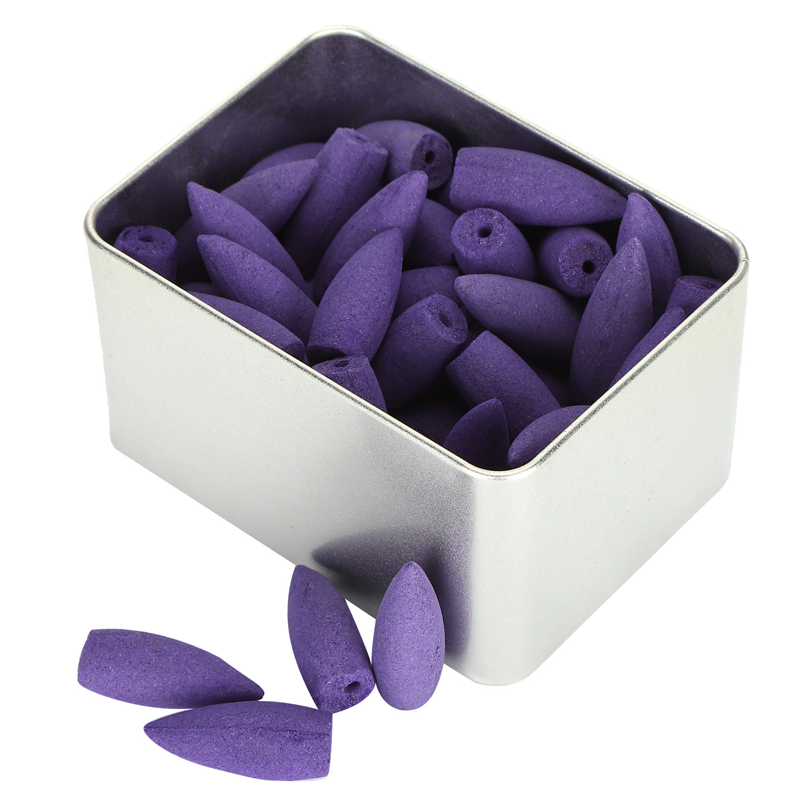 Cônes d'encens à reflux, 50 pièces, cascade, parfums naturels, purification de l'air