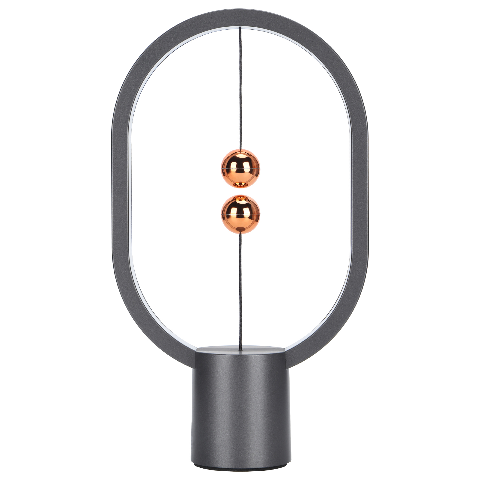 Balance Lamp USB Smart Magnetic Absorption Half Air Switch LED Desk Light Ornaments