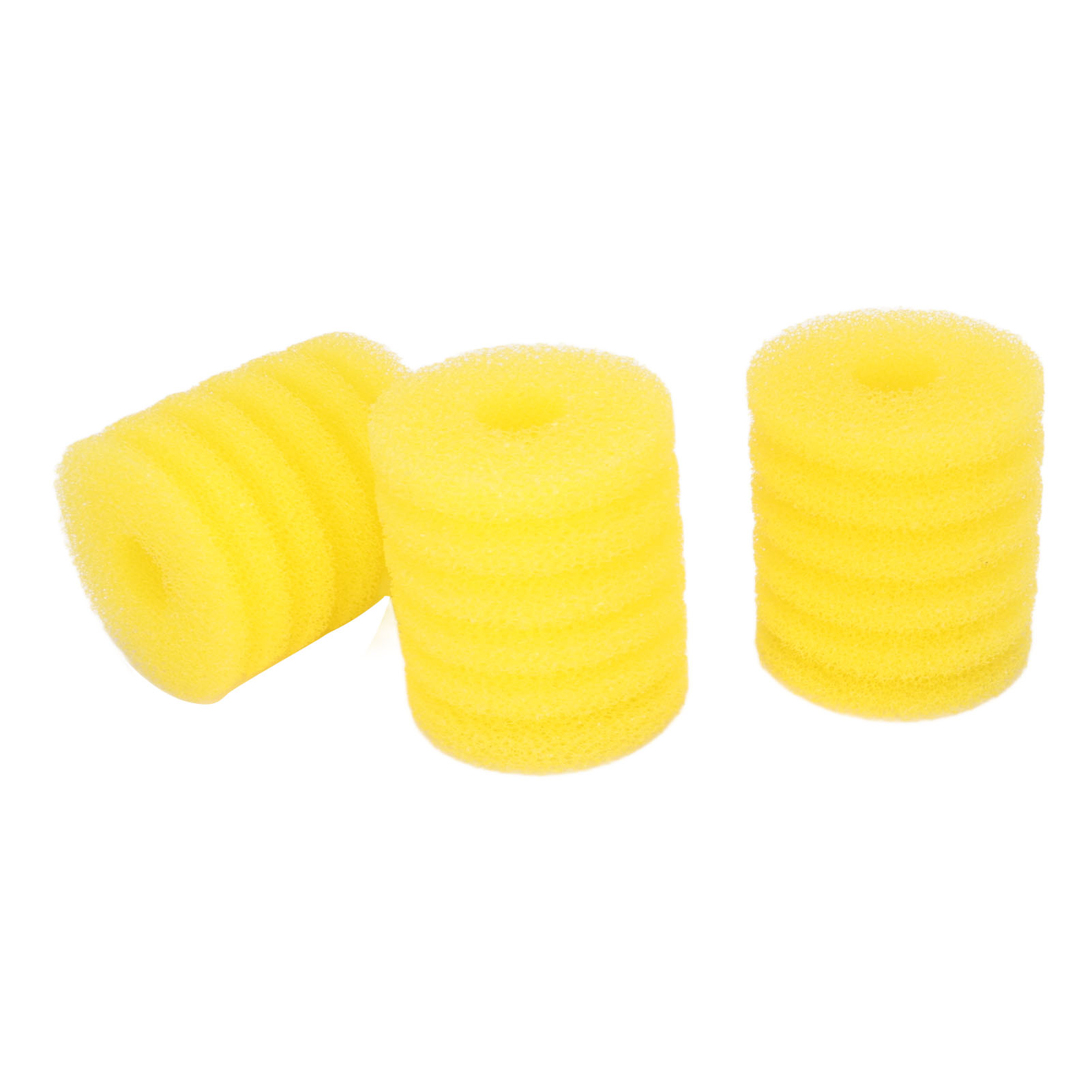 3 pièces filtre d'aquarium éponge réservoir de poisson filtre cylindrique mousse – Image 4