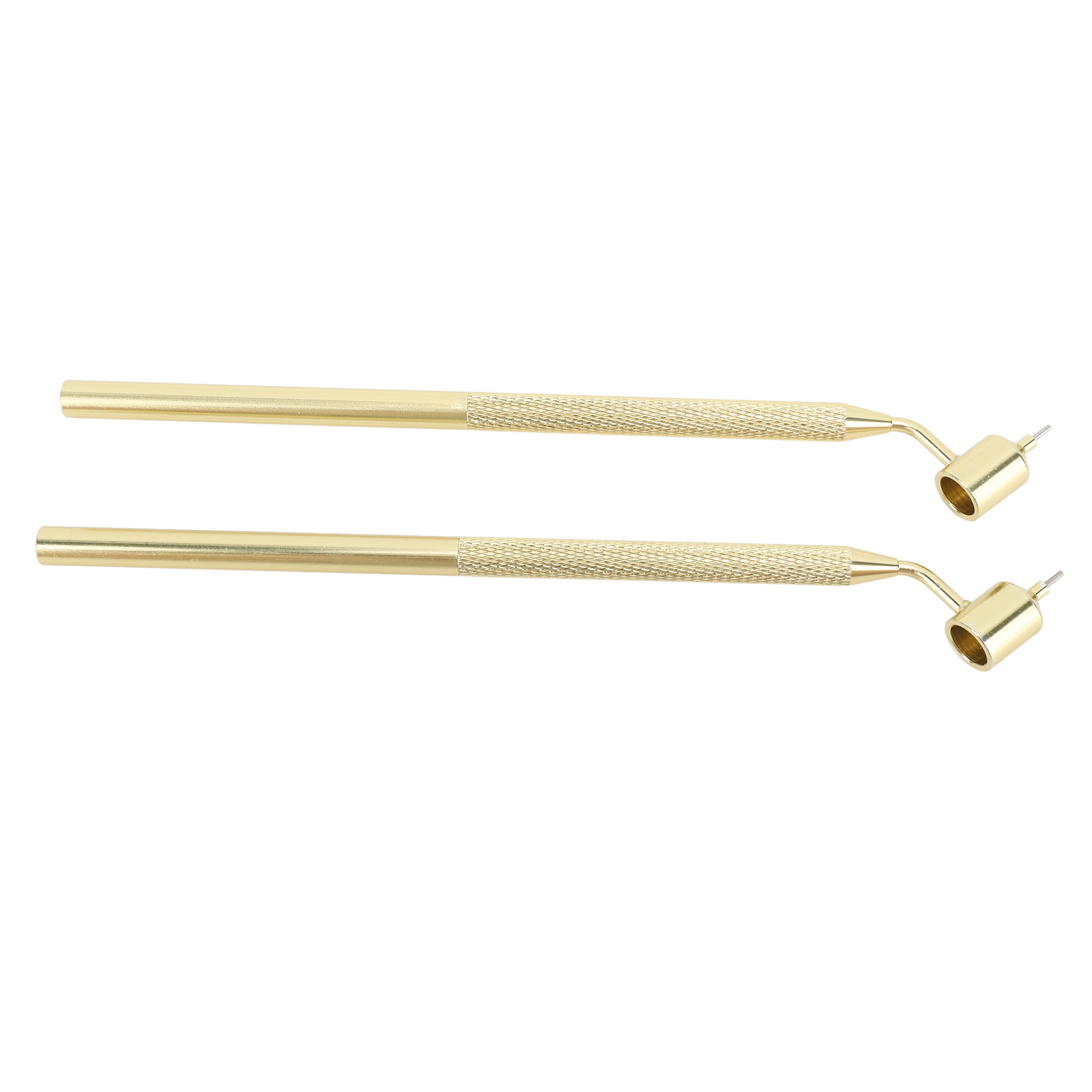 2pcs 0.5mm 0.7mm Fluid Writer Paint Applicator Pen Skid Resistance Handle Aluminum Touch Up Slanting Ruling Pen For Repairing