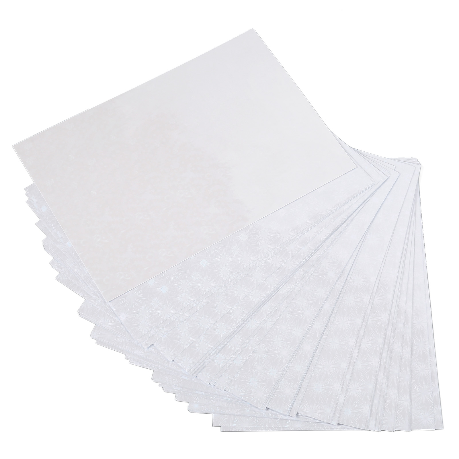 Feuilles stratifiées holographiques a4, 50 pièces, couleurs vives – Image 4