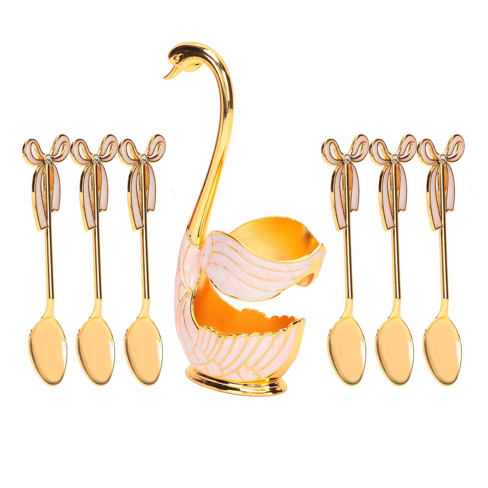 Ensembles de vaisselle, cuillères à dessert, café et fruits – Image 3